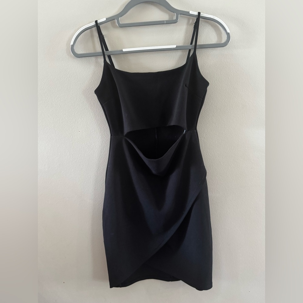 Lulu's Chic Black Cutout Bodycon Dress